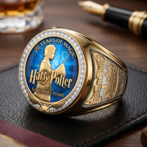 Harry Potter 25th Anniversary 2026 3D Engraved Ring - TMTHU7469