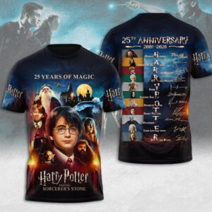 Harry Potter 25th Anniversary 2026 3D Apparel – TMTHU7221
