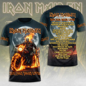 Iron Maiden 2026 World Tour 3D Apparel - TMTHU7323