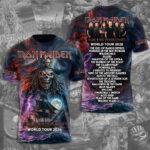 Iron Maiden 2026 World Tour 3D Apparel – TMTHU7247