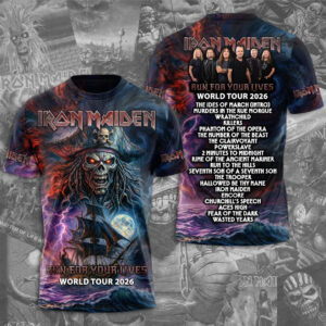 Iron Maiden 2026 World Tour 3D Apparel - TMTHU7247