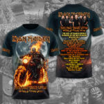 Iron Maiden 2026 World Tour 3D Apparel – TMTHU7423