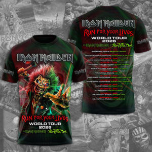 Iron Maiden 2026 World Tour 3D Apparel - TMTHU7653