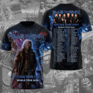 Iron Maiden 2026 World Tour 3D Apparel - TMTHU7766