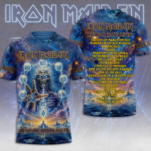 Iron Maiden 2026 World Tour 3D Apparel - TMTHU7240