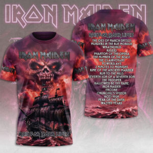Iron Maiden 2026 World Tour 3D Apparel - TMTHU7241