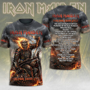 Iron Maiden 2026 World Tour 3D Apparel - TMTHU7324