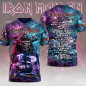 Iron Maiden 2026 World Tour 3D Apparel - TMTHU7326