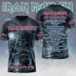 Iron Maiden 2026 World Tour 3D Apparel - TMTHU7385