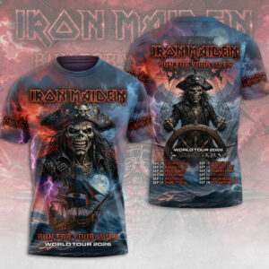 Iron Maiden 2026 World Tour 3D Apparel - TMTHU7386