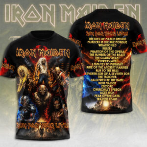 Iron Maiden 2026 World Tour 3D Apparel - TMTHU7424