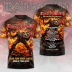 Iron Maiden 2026 World Tour 3D Apparel – TMTHU7511