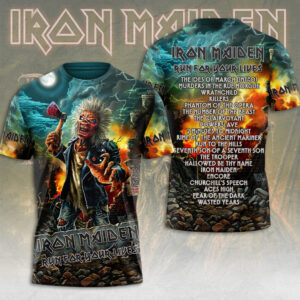 Iron Maiden 2026 World Tour 3D Apparel - TMTHU7522