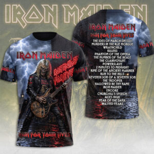 Iron Maiden 2026 World Tour 3D Apparel - TMTHU7706