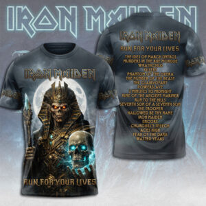 Iron Maiden 2026 World Tour 3D Apparel - TMTHU7791