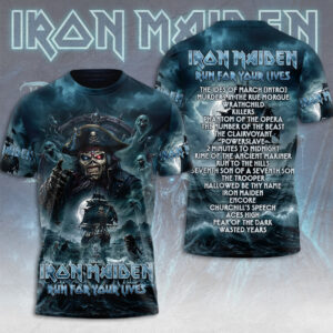 Iron Maiden 2026 World Tour 3D Apparel - TMTHU7820
