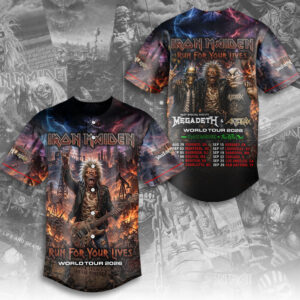 Iron Maiden 2026 World Tour Baseball Jersey - TMTHU7306