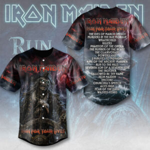 Iron Maiden 2026 World Tour Baseball Jersey - TMTHU7648