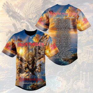 Iron Maiden 2026 World Tour Baseball Jersey - HOATT19553