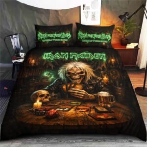 Iron Maiden 2026 World Tour 3-Piece Duvet Bedding Set - HOATT19230