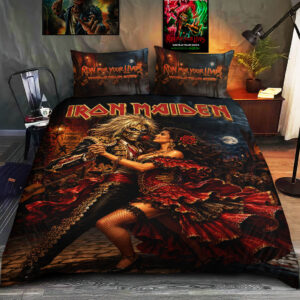 Iron Maiden 2026 World Tour 3-Piece Duvet Bedding Set - HOATT19494