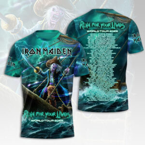 Iron Maiden 2026 World Tour 3D Apparel - HOATT19124