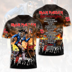 Iron Maiden 2026 World Tour 3D Apparel - HOATT19126