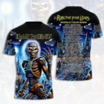 Iron Maiden 2026 World Tour 3D Apparel – HOATT19148