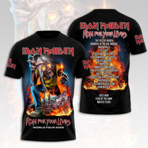 Iron Maiden 2026 World Tour 3D Apparel - HOATT19180