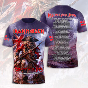 Iron Maiden 2026 World Tour 3D Apparel - HOATT19271