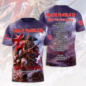 Iron Maiden 2026 World Tour 3D Apparel - HOATT19272