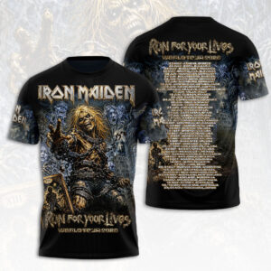 Iron Maiden 2026 World Tour 3D Apparel - HOATT19273