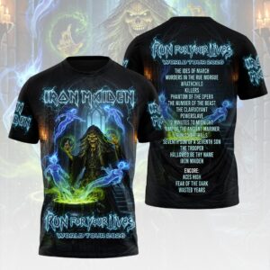 Iron Maiden 2026 World Tour 3D Apparel - HOATT19275