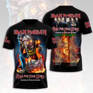 Iron Maiden 2026 World Tour 3D Apparel - HOATT19276