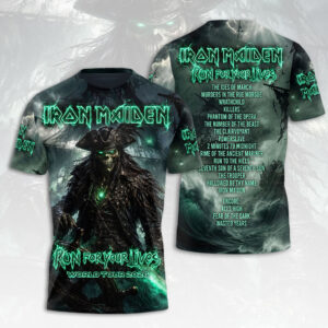 Iron Maiden 2026 World Tour 3D Apparel - HOATT19293