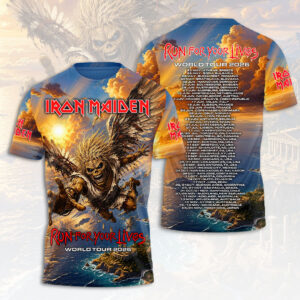 Iron Maiden 2026 World Tour 3D Apparel - HOATT19321