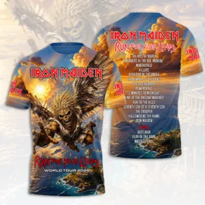 Iron Maiden 2026 World Tour 3D Apparel - HOATT19322