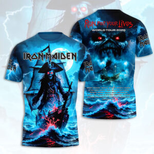 Iron Maiden 2026 World Tour 3D Apparel - HOATT19327