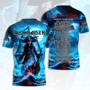 Iron Maiden 2026 World Tour 3D Apparel - HOATT19328