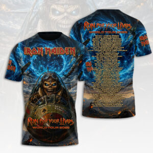 Iron Maiden 2026 World Tour 3D Apparel - HOATT19363