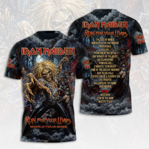 Iron Maiden 2026 World Tour 3D Apparel - HOATT19378