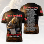Iron Maiden 2026 World Tour 3D Apparel – HOATT19412