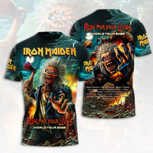 Iron Maiden 2026 World Tour 3D Apparel - HOATT19455