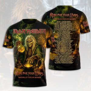 Iron Maiden 2026 World Tour 3D Apparel - HOATT19487
