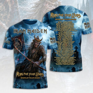 Iron Maiden 2026 World Tour 3D Apparel - HOATT19519