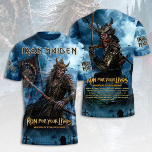 Iron Maiden 2026 World Tour 3D Apparel - HOATT19520