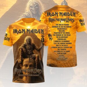 Iron Maiden 2026 World Tour 3D Apparel - HOATT19561