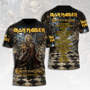 Iron Maiden 2026 World Tour 3D Apparel - HOATT19752