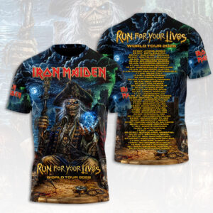 Iron Maiden 2026 World Tour 3D Apparel - HOATT19824