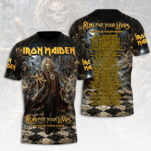 Iron Maiden 2026 World Tour 3D Apparel - HOATT19867